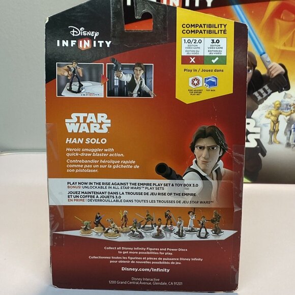 Star Wars Disney Infinity 3.0 Starter Pack Wii U + Hans Solo + Darth Vader Card - Picture 12 of 13